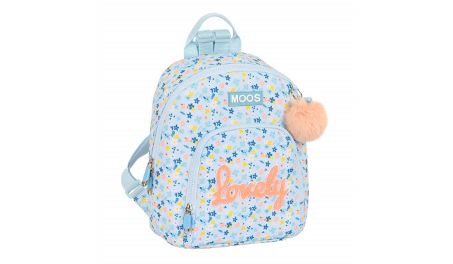 Child bag Moos Lovely Mini Light Blue (25 x 30 x 13 cm)