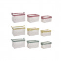 Grozs DKD Home Decor Poliesters Kokvilna Alumīnijs (35 x 21 x 20 cm) (3 gb.)
