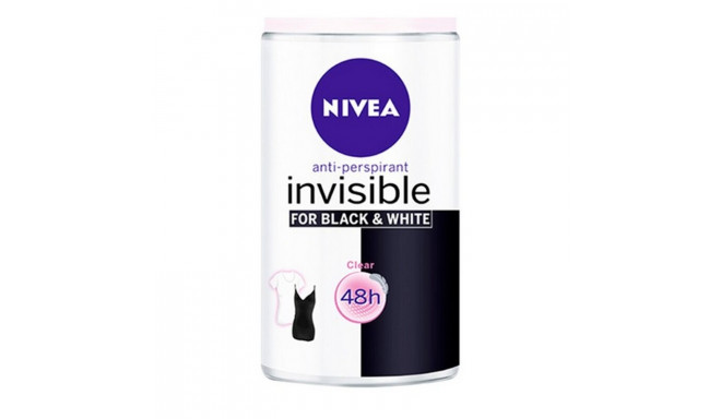 Roll-On dezodorants Black & White Invisible Nivea (50 ml)