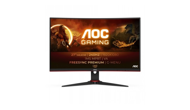 AOC C27G2ZE 27" FHD VA CURVED DP/HDMI 240HZ FREESYNC