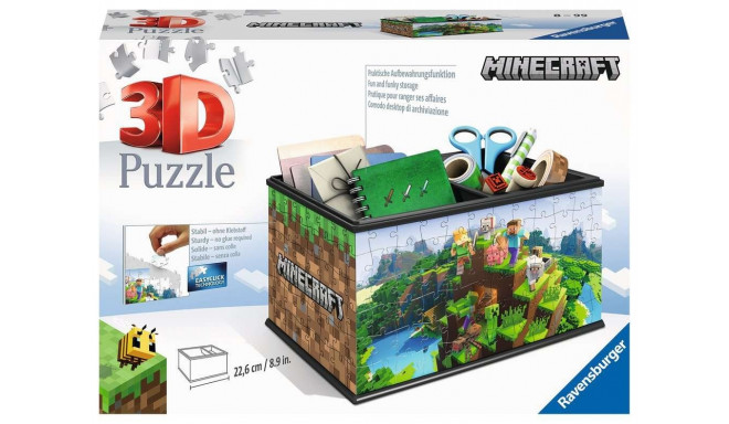 Puzzle 216 elements 3D Casket Minecraft