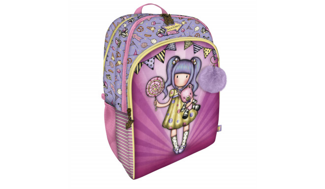School Bag Gorjuss First prize Lilac 34.5 x 43.5 x 22 cm