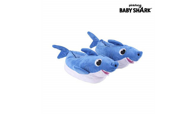 3D House Slippers Baby Shark Blue (29-30)