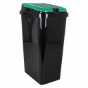 Rubbish Bin Tontarelli 45 L Plastic Rectangular (40 X 29 x 65 cm) (Green)