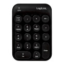 LogiLink ID0173 numeric keypad Universal RF Wireless Black