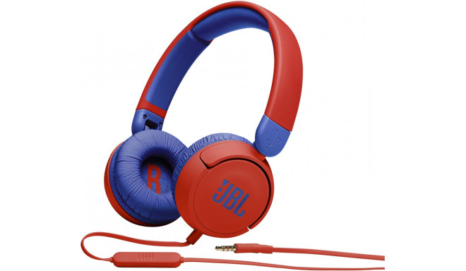JBL kõrvaklapid Juunior Jr310, punane/sinine
