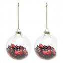 Christmas Baubles (2 pcs) 119803 (Red)