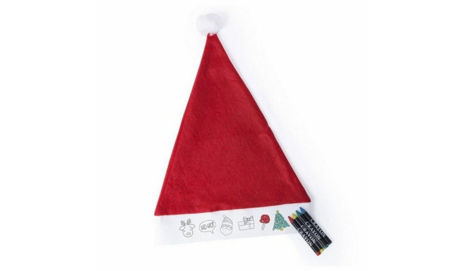 Father Christmas Hat to Colour-in 145598 (Red)