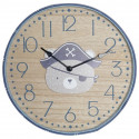 Настенное часы DKD Home Decor Медведь Пират (31 x 4 x 31 cm)
