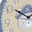 Настенное часы DKD Home Decor Медведь Пират (31 x 4 x 31 cm)