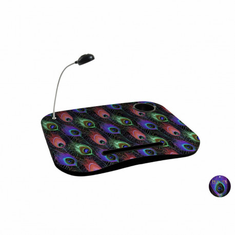 Kandik DKD Home Decor 8424001892549 48 x 38 x 7 cm Must Mitmevärviline PVC