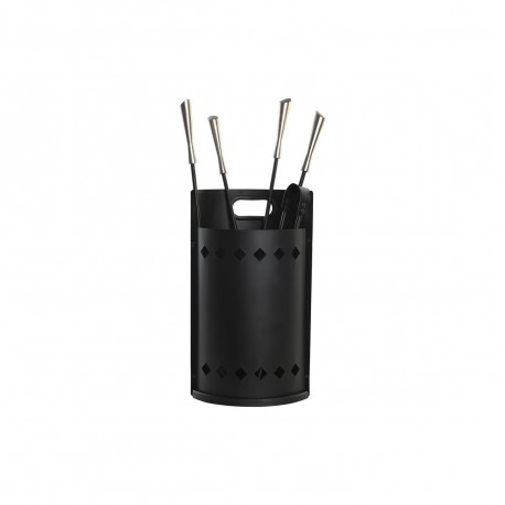 Kaminatarvikud DKD Home Decor Roostevaba teras Teras (4 Tükid, osad)