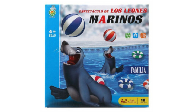 Educational Game Sea lion show Blue (27 x 27 cm)