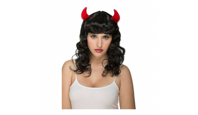 Wigs My Other Me Female Demon Brunette