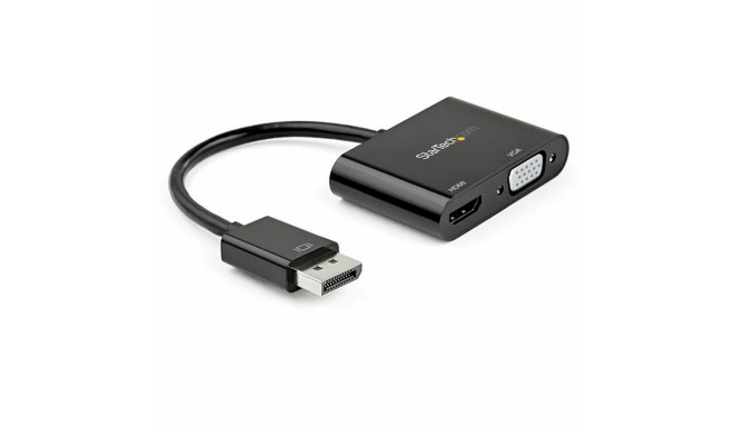 Display Port to HDMI/VGA Adapter Startech DP2VGAHD20           4K Ultra HD Black