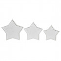 Centerpiece DKD Home Decor Wood White (57 x 54 x 3 cm) (3 Pieces)