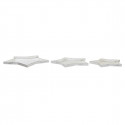Centerpiece DKD Home Decor Wood White (57 x 54 x 3 cm) (3 Pieces)