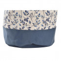 Laundry basket DKD Home Decor Blue Polyester (30 x 30 x 40 cm)