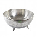 Centerpiece DKD Home Decor Silver Golden Aluminium Modern (31 x 31 x 19,5 cm) (2 Units)