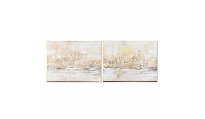Maal DKD Home Decor 80 x 3,5 x 60 cm New York Loft (2 Ühikut)