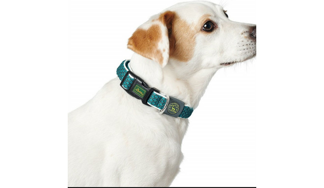 Dog collar Hunter Basic Thread Blue Size M (33-50 cm)