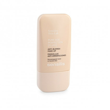 Crème Make-up Base Sensilis Pure Age Perfection 05-pêche Anti-imperfections (30 ml)