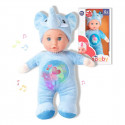 Doll Reig Elephant Blue Fluffy toy (30 cm)