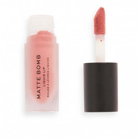 REVOLUTION MAKE UP MATTE BOMB liquid lip #fancy pink