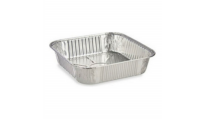 Set of trays Kinvara 23241 Silver Aluminium 20,5 x 6,5 x 20,5 cm