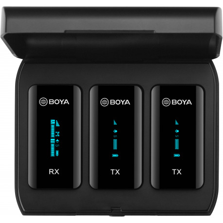 Boya wireless microphone BY-XM6-K2 + charging case