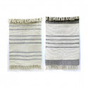 Carpet DKD Home Decor Grey White Fringe Boho (200 x 290 x 0,75 cm) (2 Units)