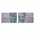 Kangas DKD Home Decor Buddha Idamaine (120 x 2,8 x 80 cm) (2 Ühikut)