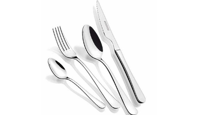 Galda Piederumu Komplekts Monix M202974 Nerūsējošais tērauds Nerūsējošais tērauds 18/10 (24 pcs)