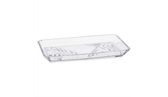 Tray Madlen Crystal Transparent (16,5 x 2,6 x 27,5 cm)