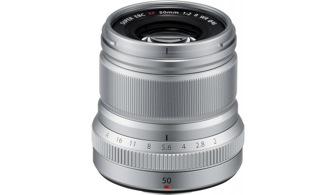 Fujifilm Fujinon XF 50 мм f/2 R WR объектив, серебристый