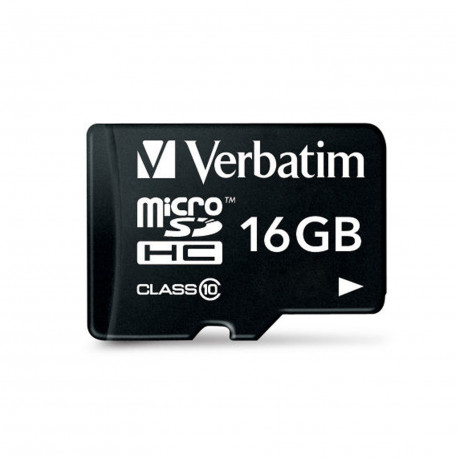 microSDHC 16 GB Class 10 (schwarz, UHS-I U1, Class 10, V10)
