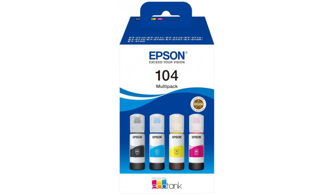Epson Multipack EcoTank 104 (C13T00P640), Ink