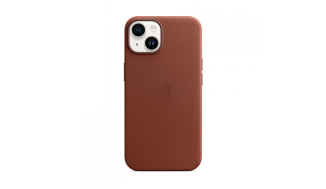 iPhone 14 Leather Case with MagSafe - Umber