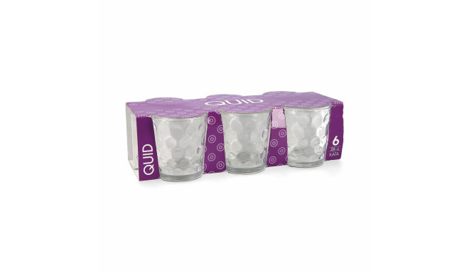 Set of glasses Quid Kata Transparent Glass 6 Pieces 260 ml