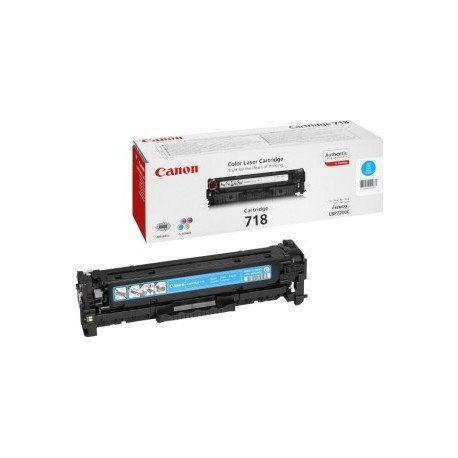 Canon CRG 718 (2661B002) Toner Cartridge, Cyan