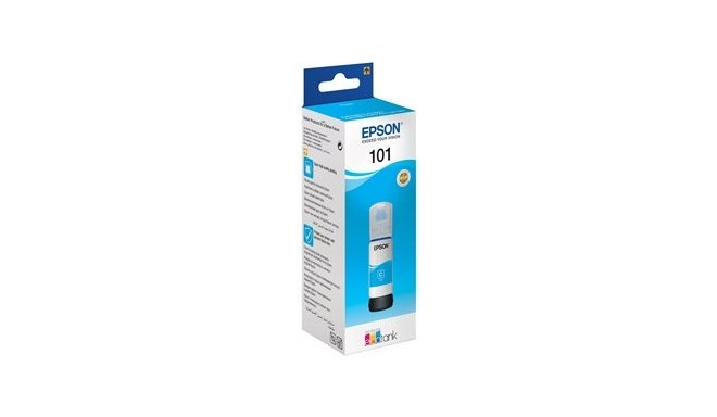Epson 101 EcoTank (C13T03V24A) Ink Refill Bottle, Cyan