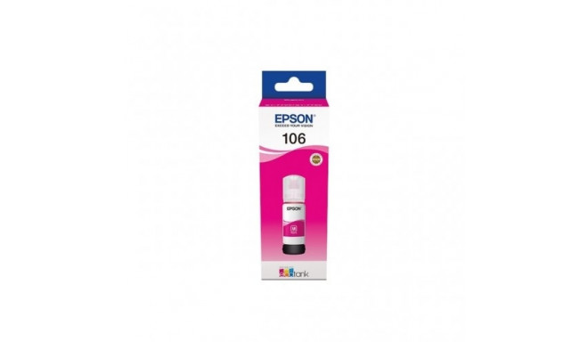 Epson 106 EcoTank (C13T00R340) Ink Refill Bottle, Magenta