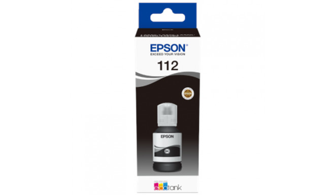 Epson 112 EcoTank (C13T06C14A) Ink Refill Bottle, Black