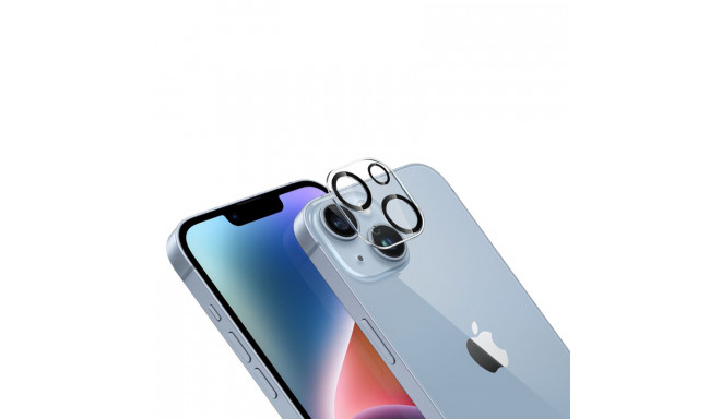 Crong Lens Shield - Szkło na aparat i obiektyw iPhone 14 / iPhone 14 Plus