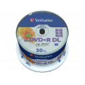 DVD+R VERBATIM 8.5GB X8 DOUBLE LAYER PRINT (SPINDLE 50)
