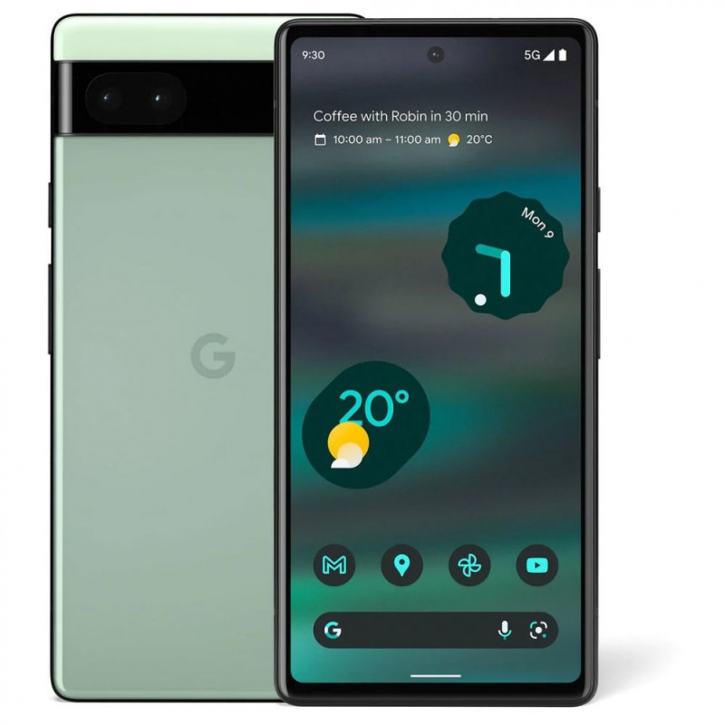 Google Pixel 6a G1AZG Chalk 128GB Green - Smartphones - Photopoint