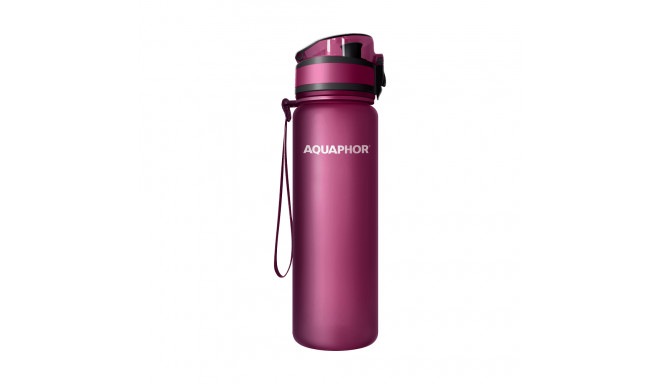 Filter bottle Aquaphor City cherry red 0.5 L