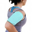 Elastická látková páska na ruku pro běžecké fitness M modrá