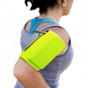 Elastická látková páska na ruku pro běžecké fitness L zelená