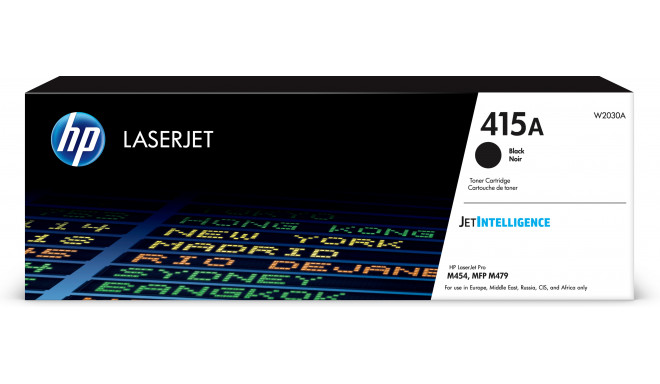 Tooner HP 415A W2030A Black/must väike 2400lk Color LaserJet Pro M454, MFP M479, Enterprise M455dn/M